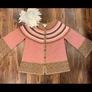 Sundance | Alpine Cardigan | Pink/Tan | S